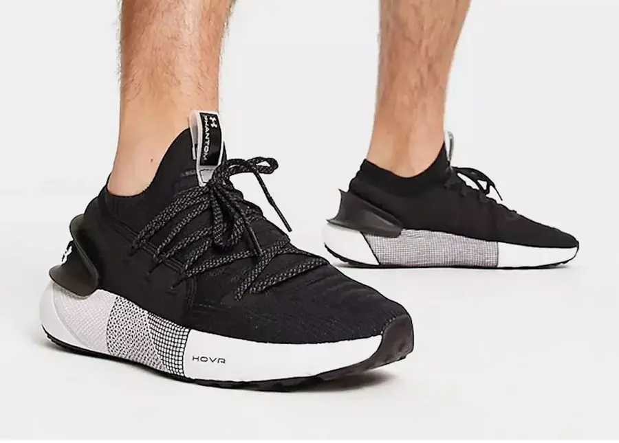 Giày Under Armour HOVR Phantom 3 ‘Black White’ 3025516‑003 - Ảnh 4