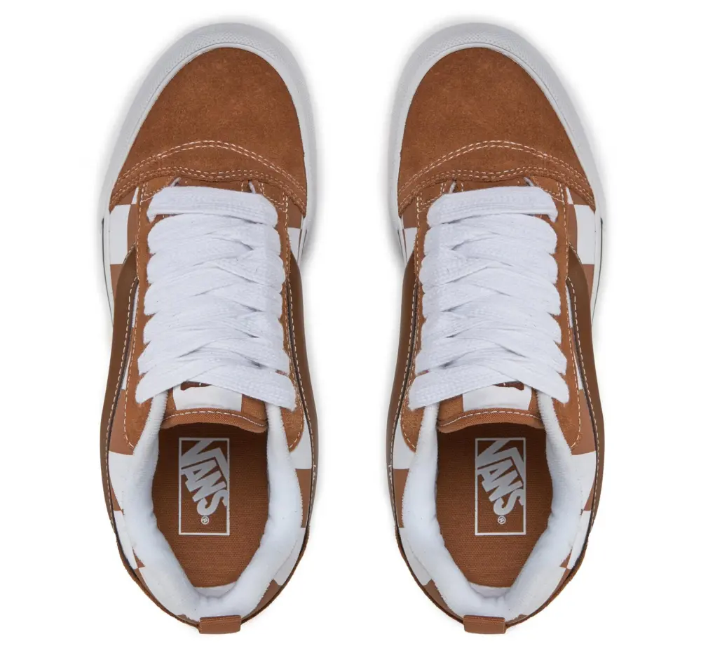 Alternative view of Giày Vans Mega Check Knu 'Skool Brown' VN000CRPBRO1
