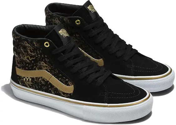 Giày Vans Sk8‑Hi Lunar New Year ‘Black Gold’ VN0A5FCCZX1 - Ảnh 3