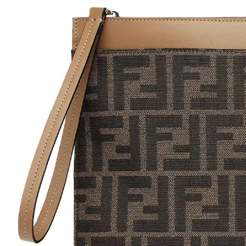 Túi Fendi Jacquard ‘Grey’ 7N0134-AFBV-F1HRM - Ảnh 2