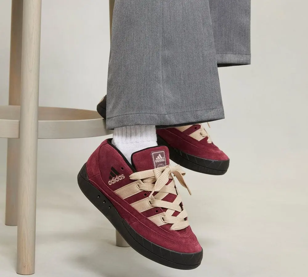 Giày Adidas Adimatic Mid 'Maroon Wonder Beige' IF8790 - Ảnh 4
