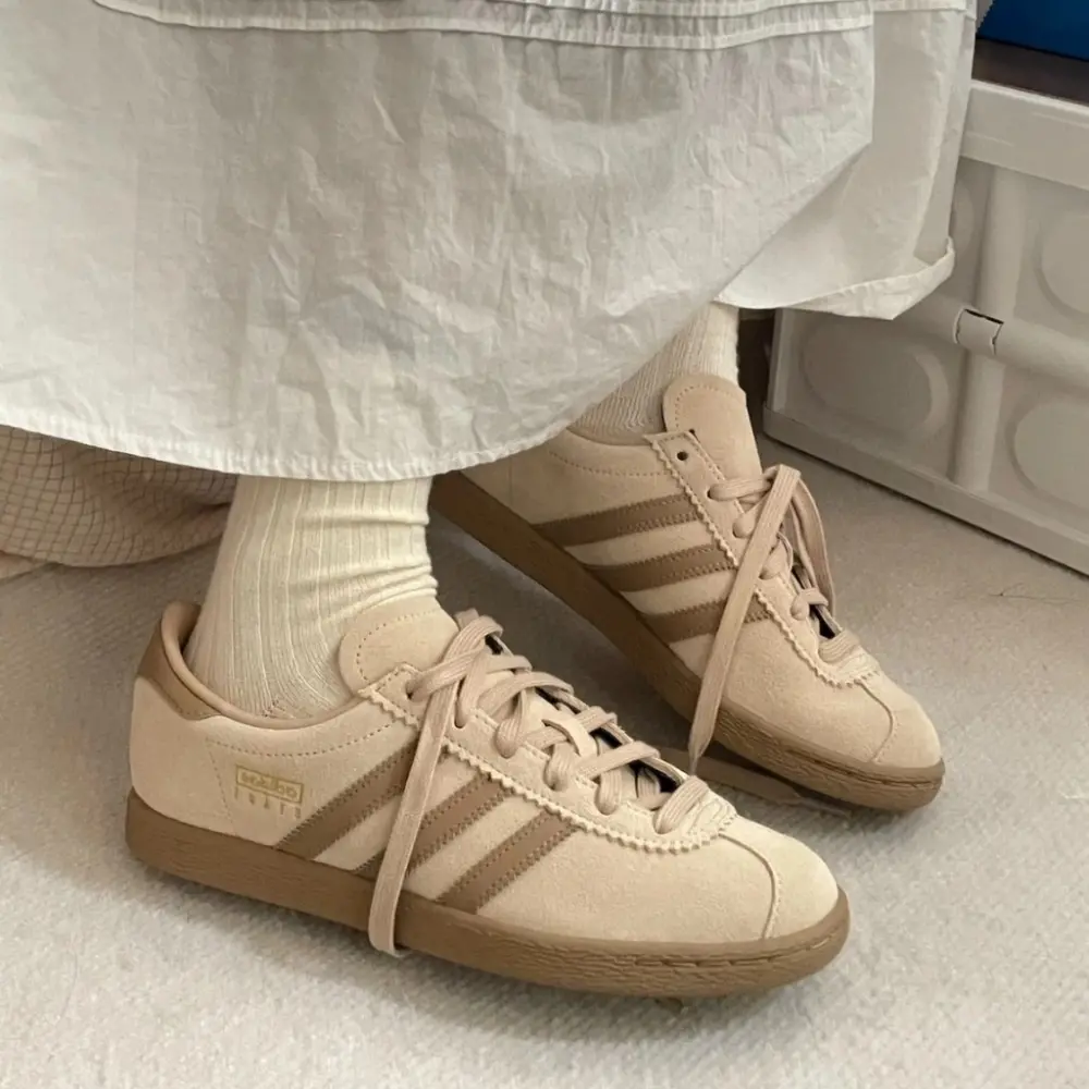 Giày Adidas Originals Stadt 'Cream Tan' JI1886 - Ảnh 3