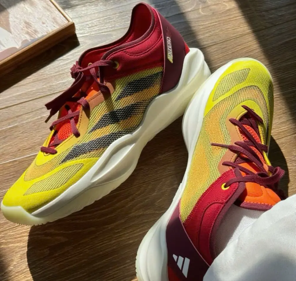 Giày Adidas Adizero Bounce Select 2.0 Low ‘Orange Black Yellow’ IF9354 - Ảnh 6