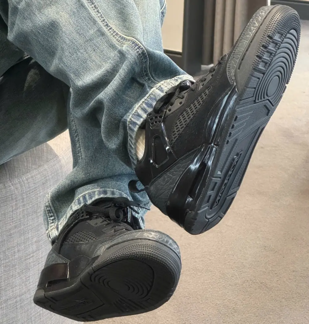 Giày Nike Air Jordan Spizike Low 'Black Cat' FQ1759-001 - Ảnh 3