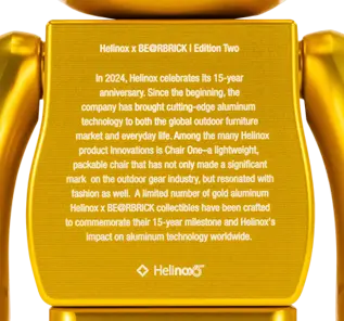 Alternative view of Mô hình Bearbrick 15th Anniversary Helinox 400%
