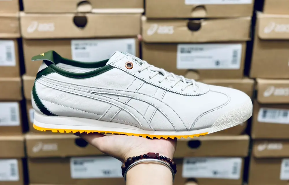 Giày Onitsuka Tiger Mexico 66 ‘Cream Smog Green’ 1183A872-104 - Ảnh 3