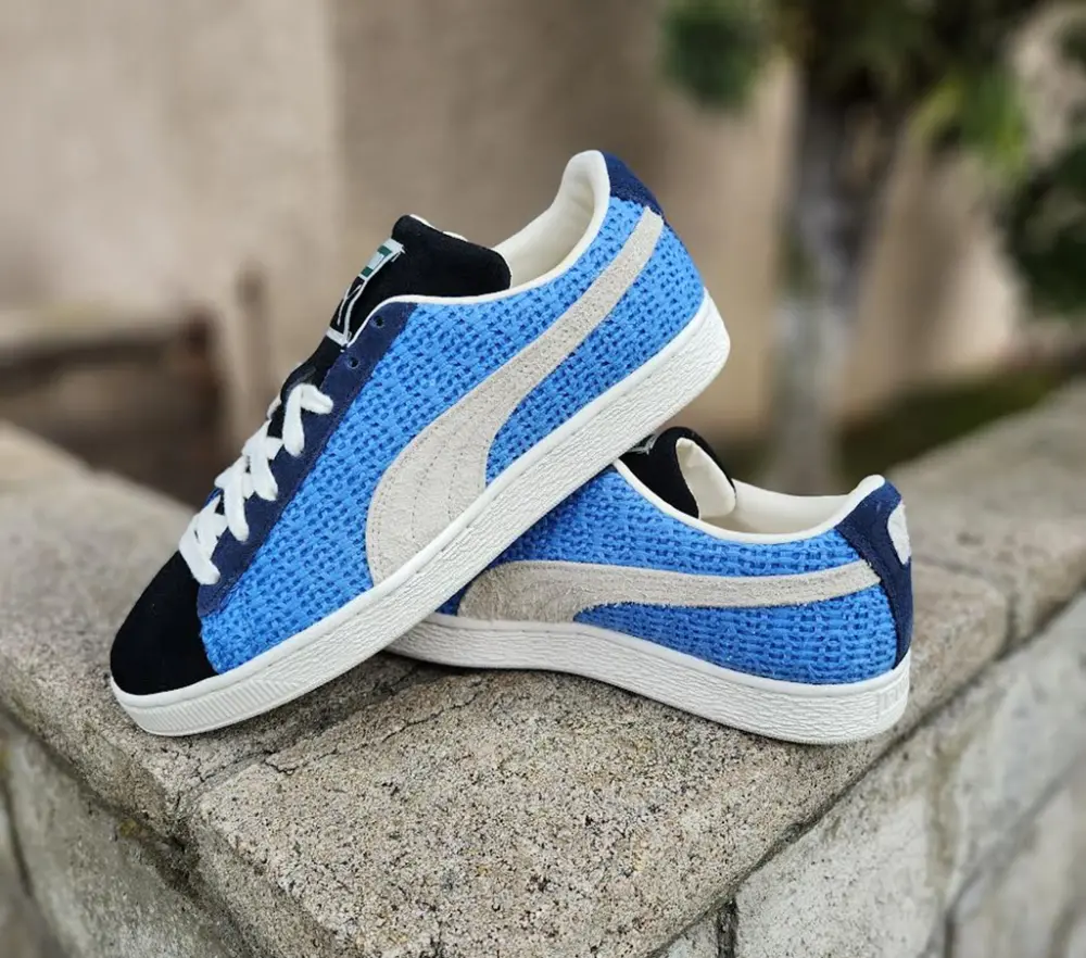 Giày Puma Suede 'Crochet Blue Skies' 397244-01 - Ảnh 4