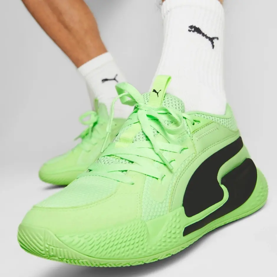 Alternative view of Giày Puma Court Rider Chaos 'Fizzy Lime' 378269-01