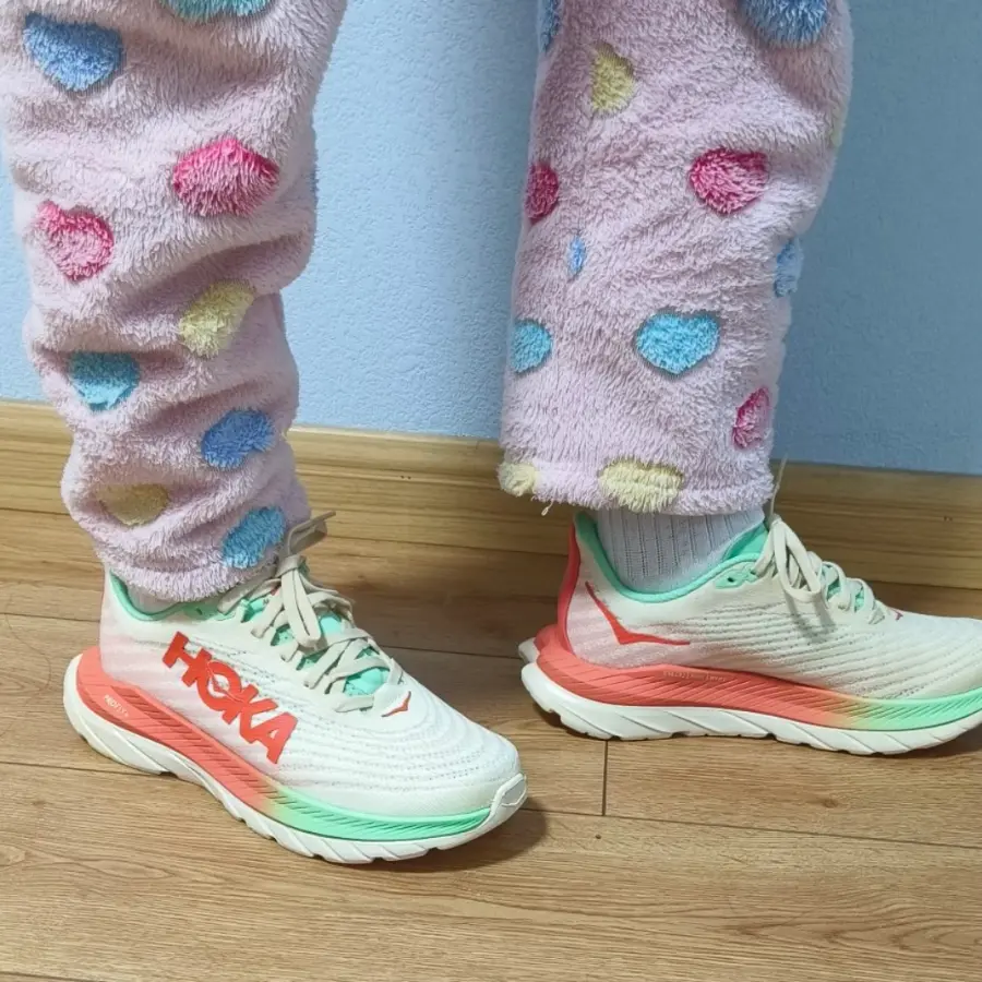 Alternative view of Giày Hoka One Mach 5 ‘Orange Mint Green’ 1127894-SPPR