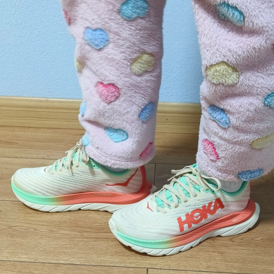 Giày Hoka One Mach 5 ‘Orange Mint Green’ 1127894-SPPR - Ảnh 4