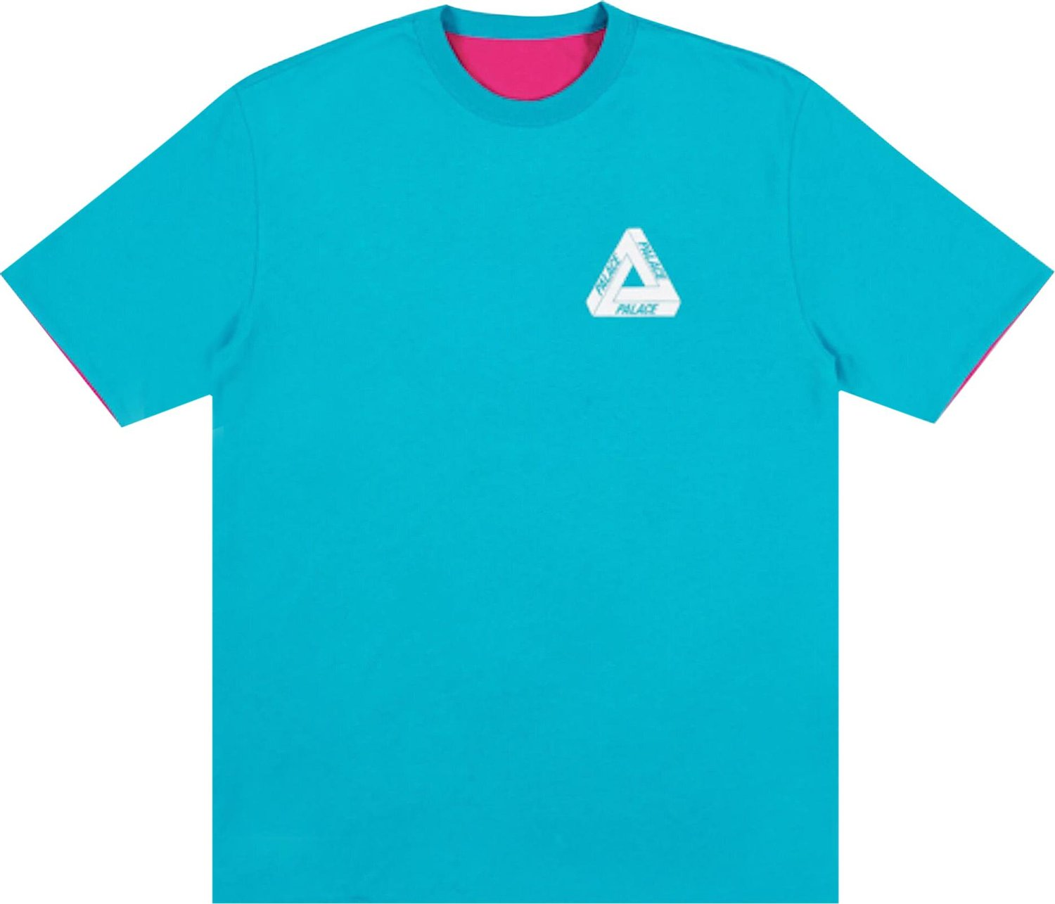 Áo Palace Reverso T-Shirt 'Teal/Magenta' P14ES064