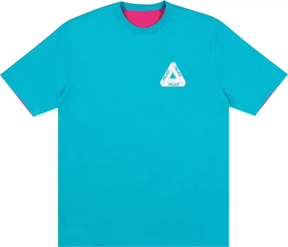 Áo Palace Reverso T-Shirt 'Teal/Magenta' P14ES064