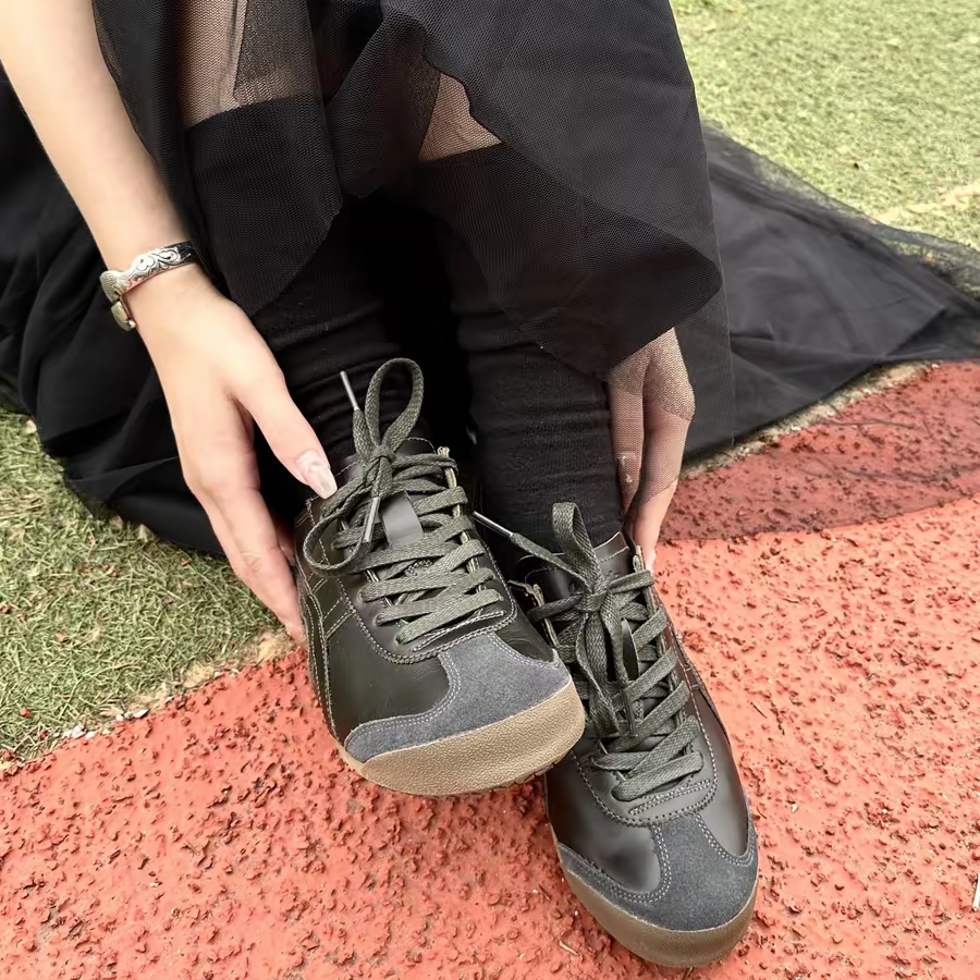 Giày Onitsuka Tiger Mexico 66 ‘Bronze Green’ 1183B596-300 - Ảnh 5