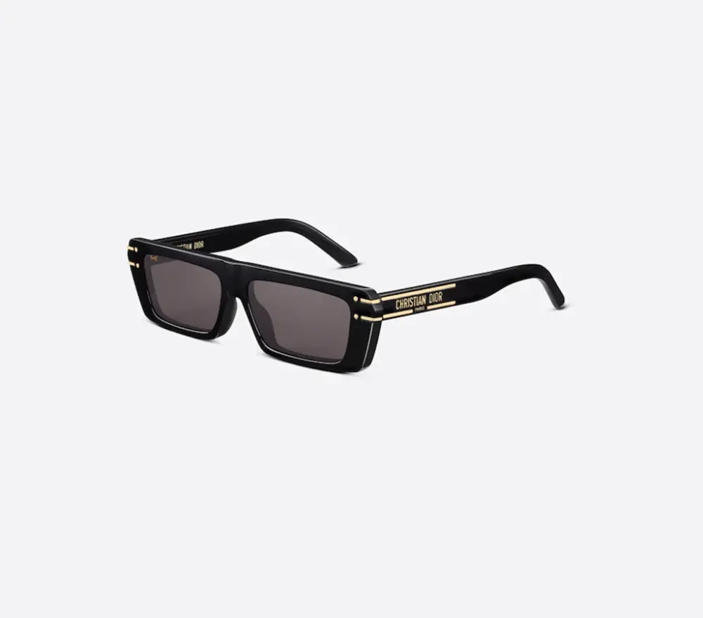 Kính Dior Signature S2U Rectangular 'Black' DSGTS2UXR-10A0 - Ảnh 3