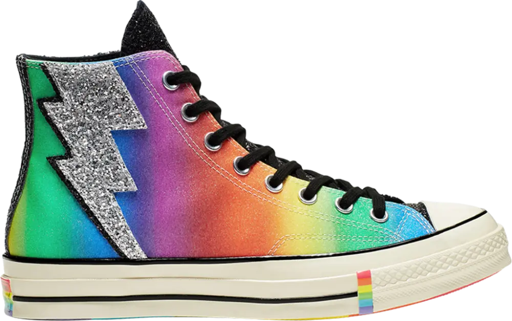 Giày Converse Chuck 70 Hi ‘Black Rainbow’ 165713C