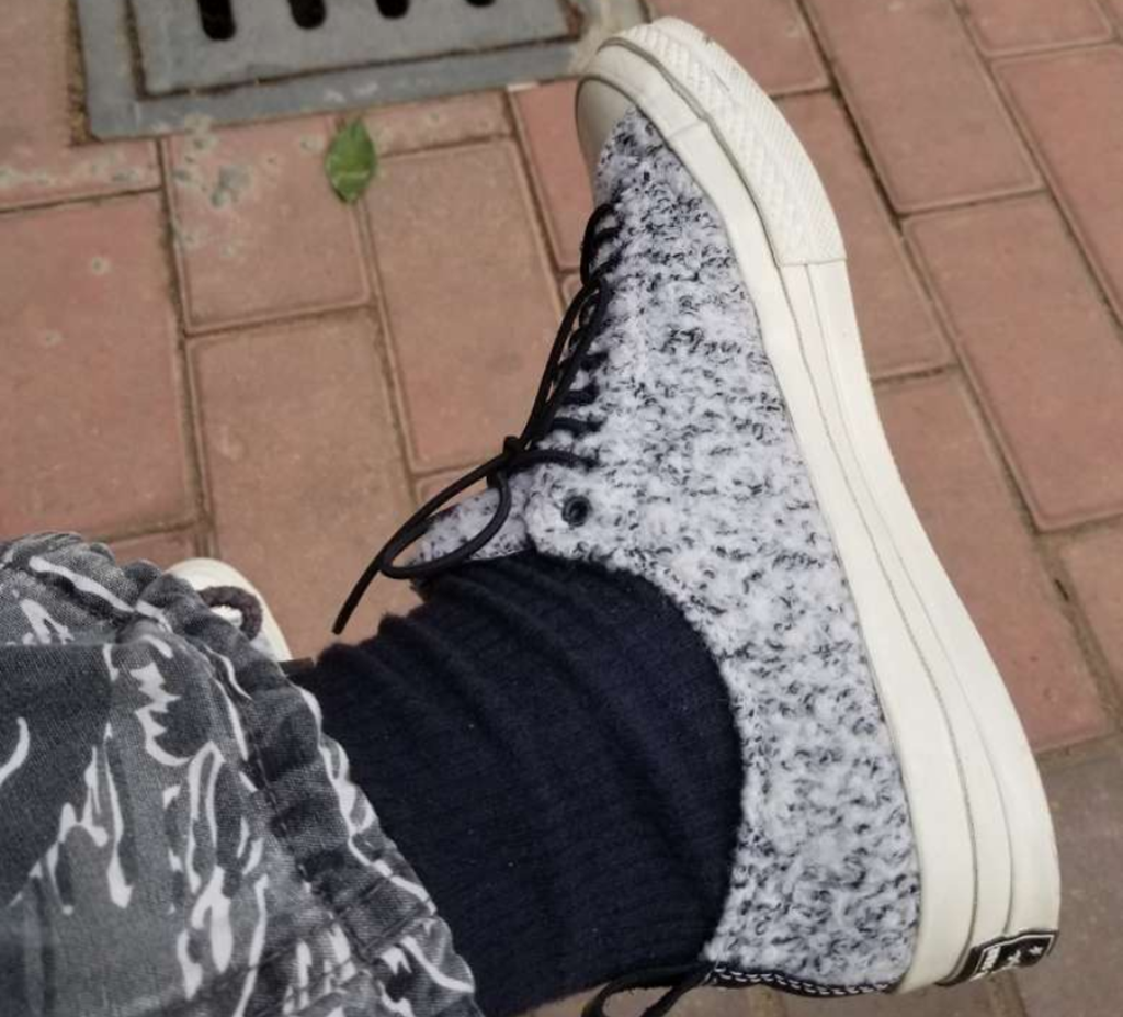 Giày Converse Boucle Wool Chuck 1970s ‘Freece Lined’ 166254C - Ảnh 4