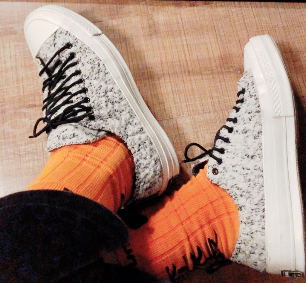 Giày Converse Boucle Wool Chuck 1970s ‘Freece Lined’ 166254C - Ảnh 2