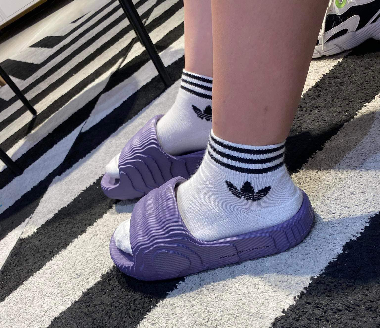 Dép Adidas Adilette 22 Slides 'Tech Purple' HP6524 - Ảnh 3