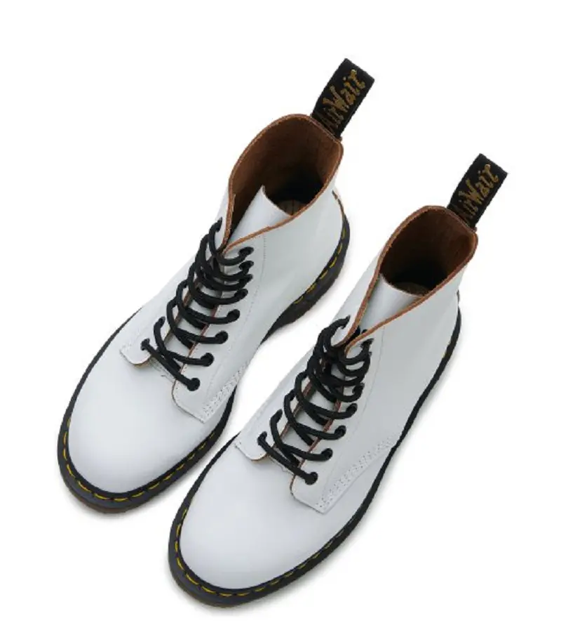 Giày Dr. Martens 1460 Vintage Lace Up 'White Quilon' 27452100 - Ảnh 4