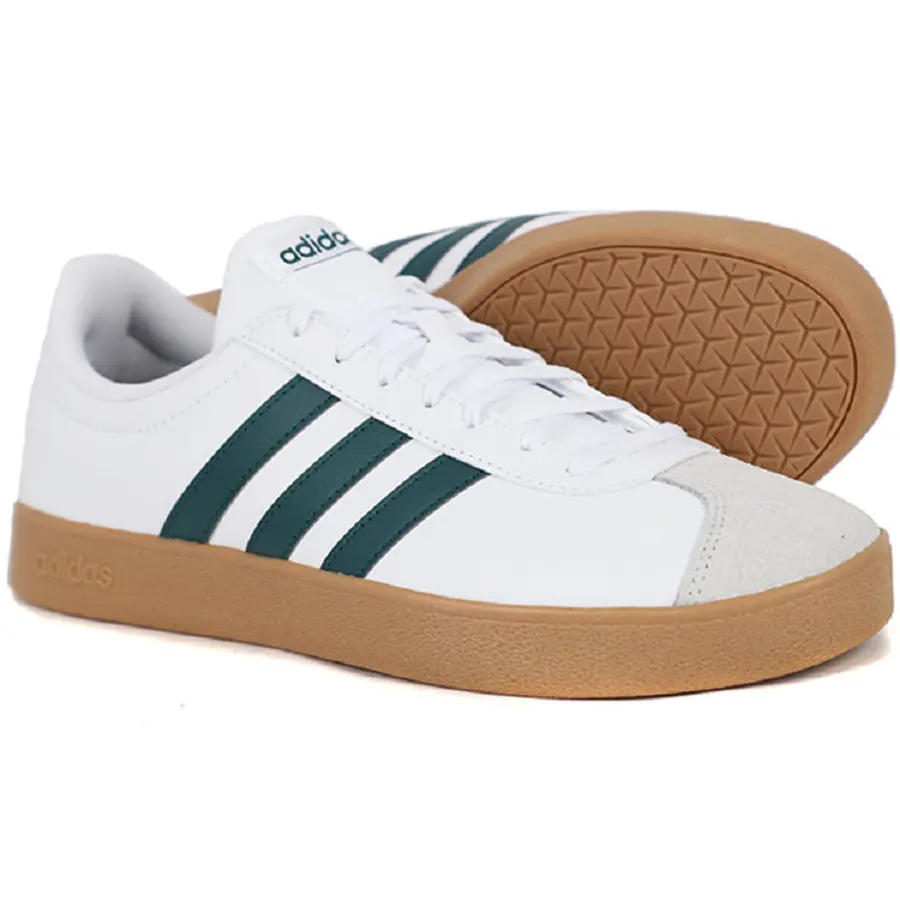 Alternative view of Giày Adidas VL Court Base 'Cloud White Collegiate Green' ID3710