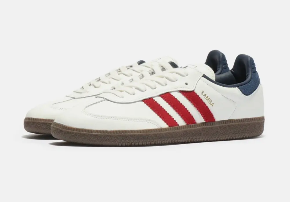 Giày Adidas Samba OG Team Victory 'Red Night Indigo' IH4881 - Ảnh 4