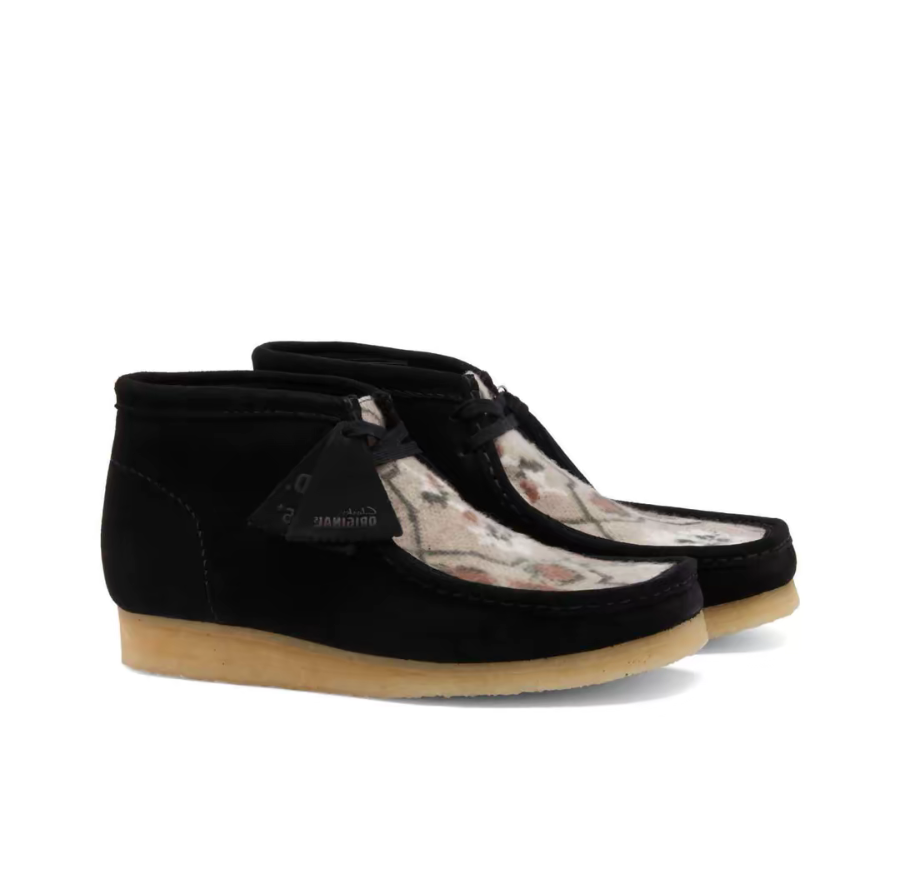 Giày Clarks Wallabee x END ‘Black’ 26176620 - Ảnh 2