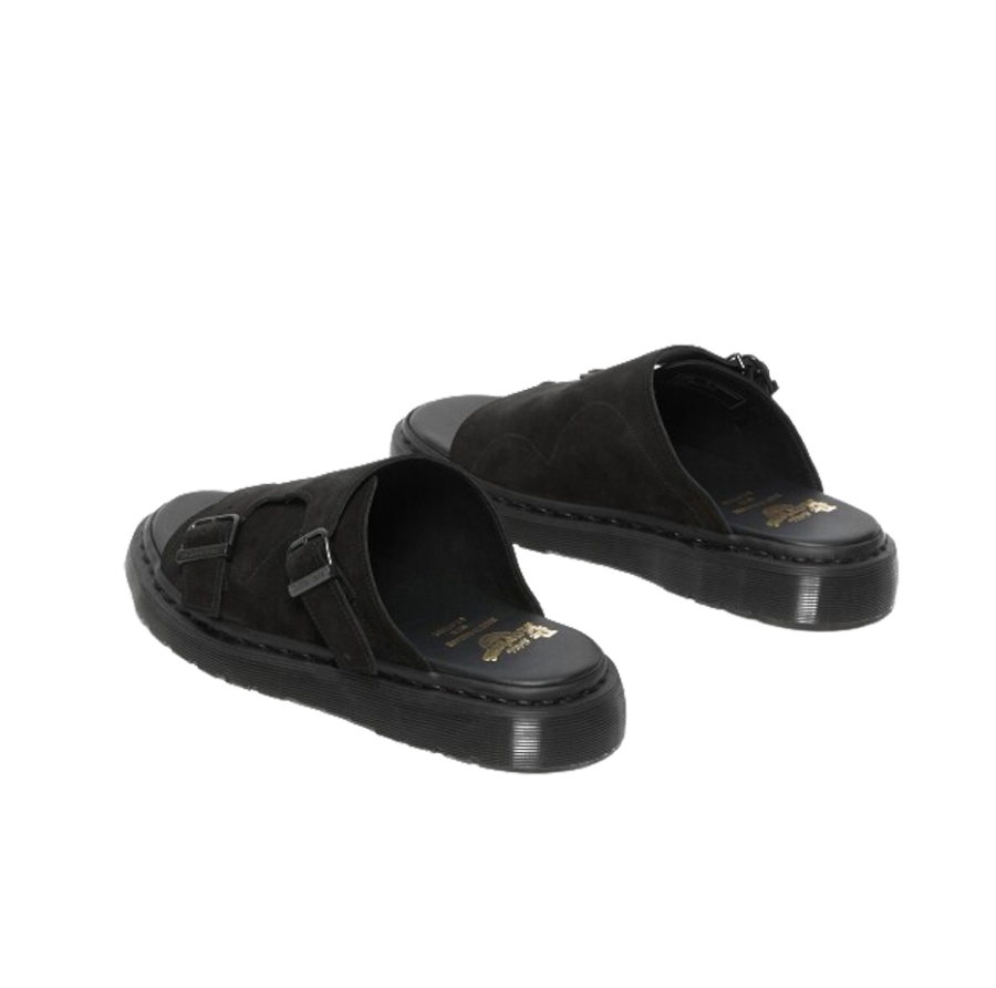 Dép Dr.Martens Dayne Made in England Suede ‘Black’ 27498001 - Ảnh 4