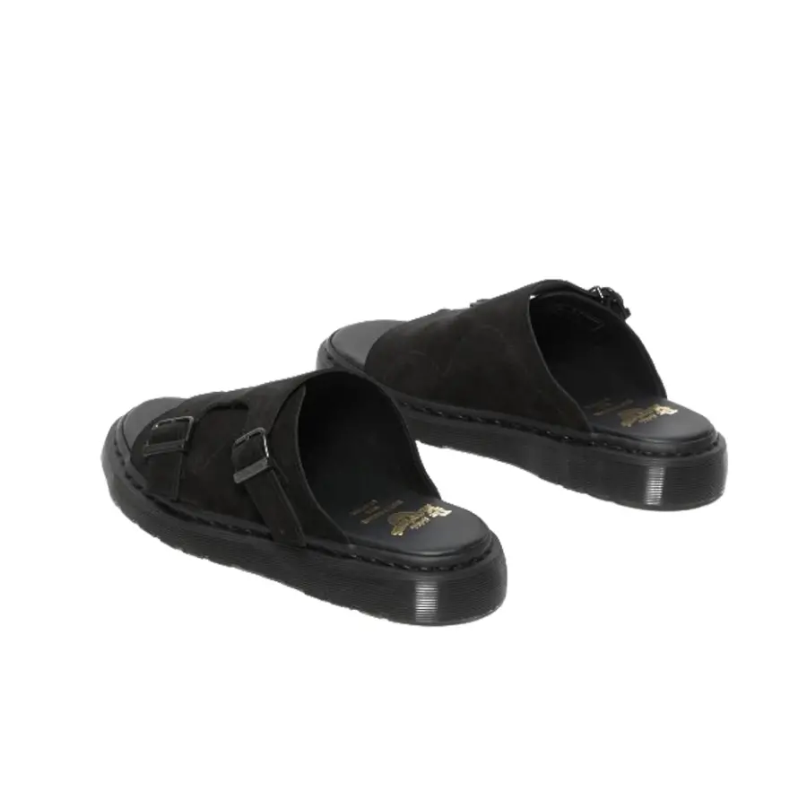 Dép Dr.Martens Dayne Made in England Suede ‘Black’ 27498001 - Ảnh 4
