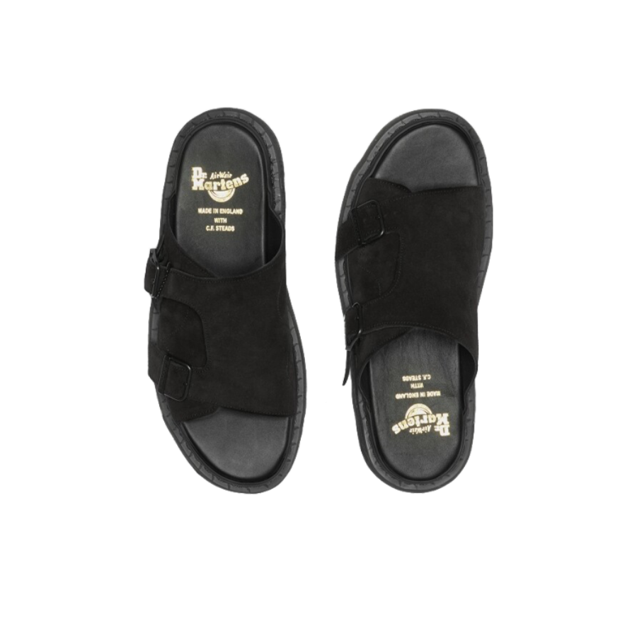 Dép Dr.Martens Dayne Made in England Suede ‘Black’ 27498001 - Ảnh 5