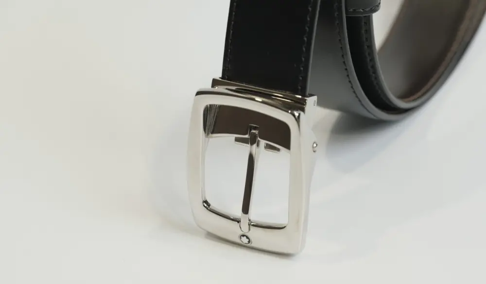 Thắt lưng Montblanc Contemporary 'Black' 35846 - Ảnh 3