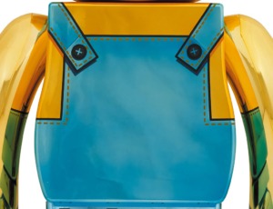 Alternative view of Mô hình Bearbrick DAVE CHROME Ver 1000%