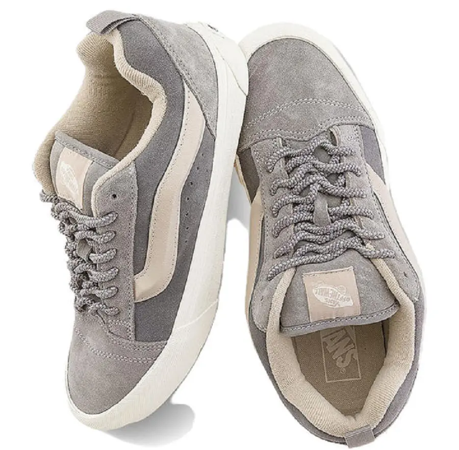 Giày Vans Knu Skool 'Grey Beige' VN000CS0BXC - Ảnh 4