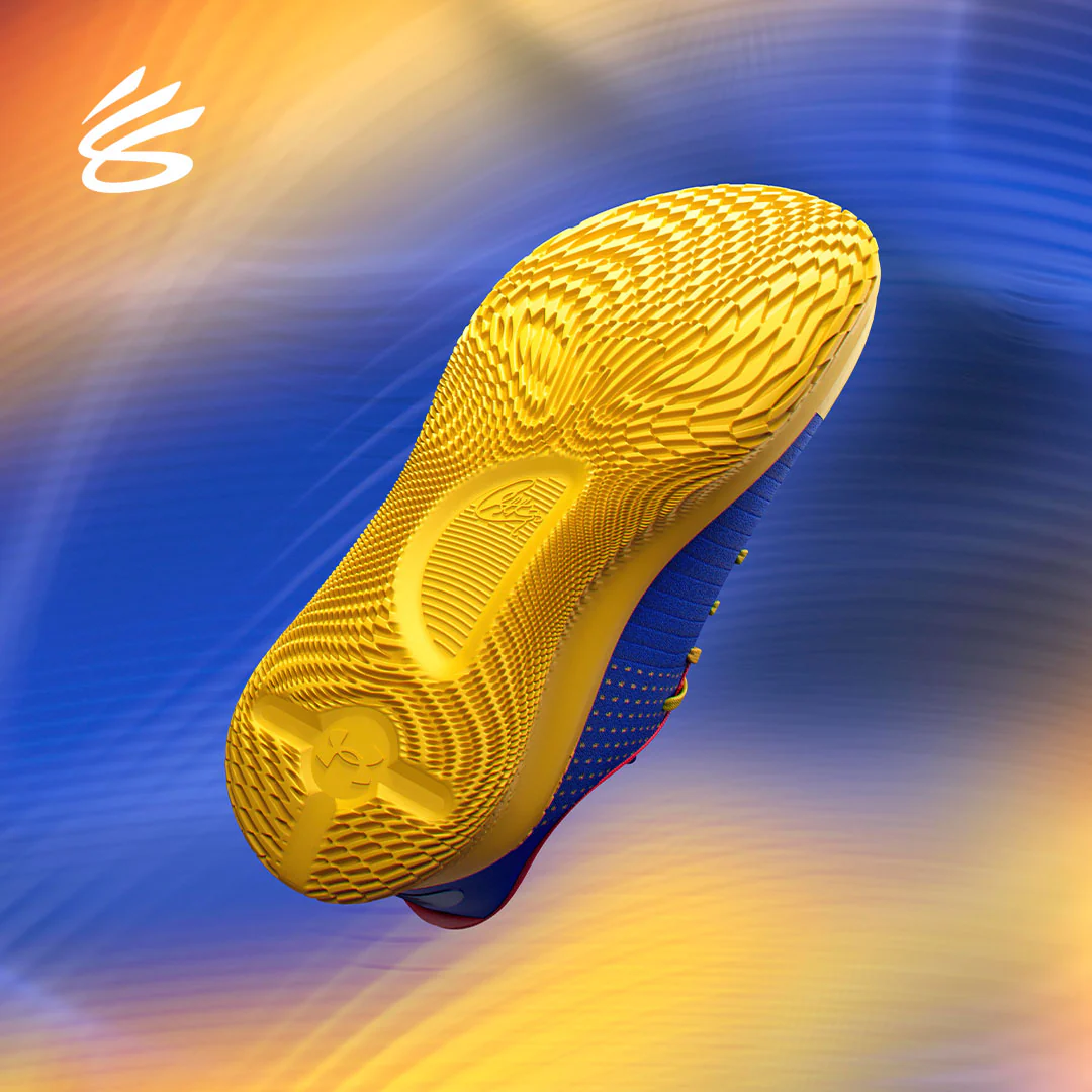 Giày Under Armour Curry 4 Low Flotro 'Curry Jam' 3026620-400 - Ảnh 5