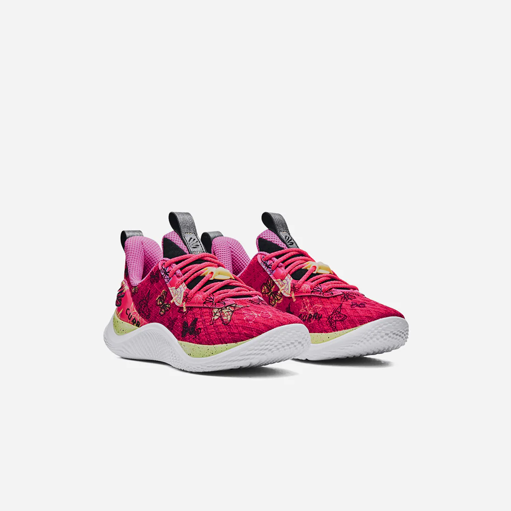 Giày Under Armour Gs Curry 10 Girl Dad 'Pink Edge' 3026296-600 - Ảnh 3