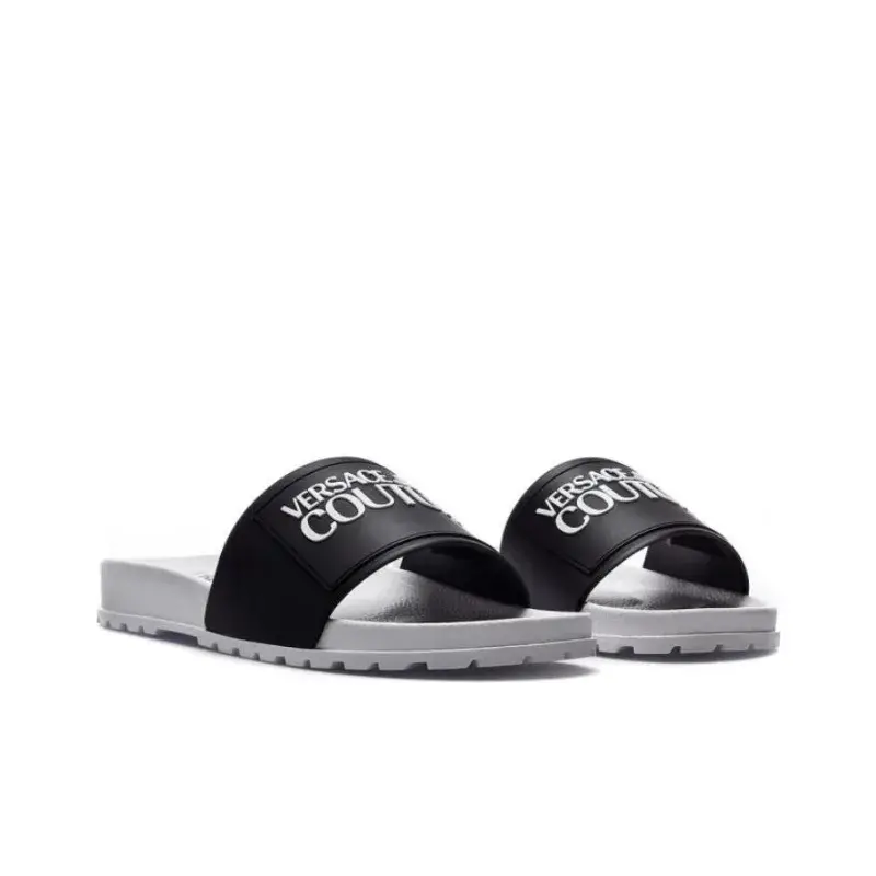 Dép Versace Jeans Flip-flops 'Black' 74YA3SQ2-71353-L01 - Ảnh 3