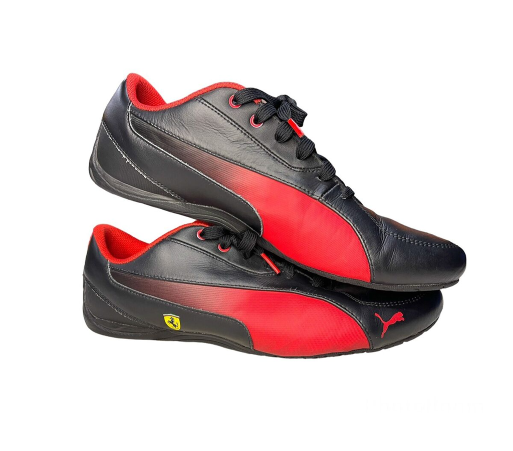 Giày Puma Scuderia Ferrari Drift Cat ‘Black Red’ 305824-01 - Ảnh 3