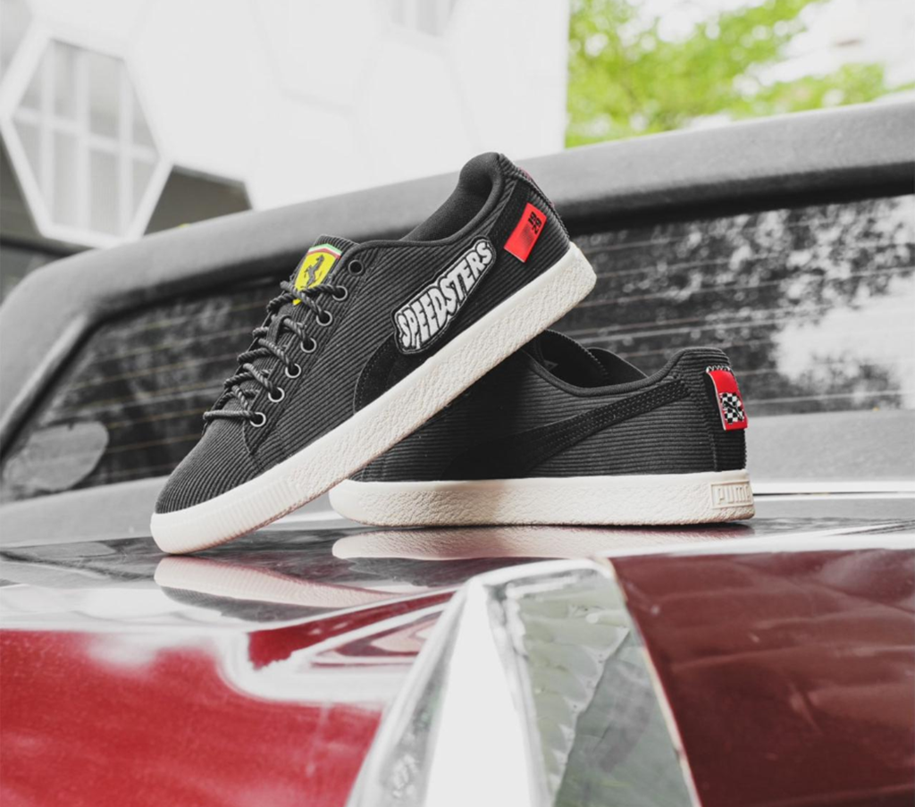 Giày Puma Clyde x Scuderia Ferrari ‘Black’ 307826-01 - Ảnh 4