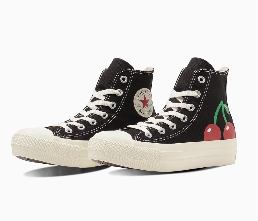Giày Converse All Star PLTS Cherryprint Hi ‘Black’ 31312170 - Ảnh 4