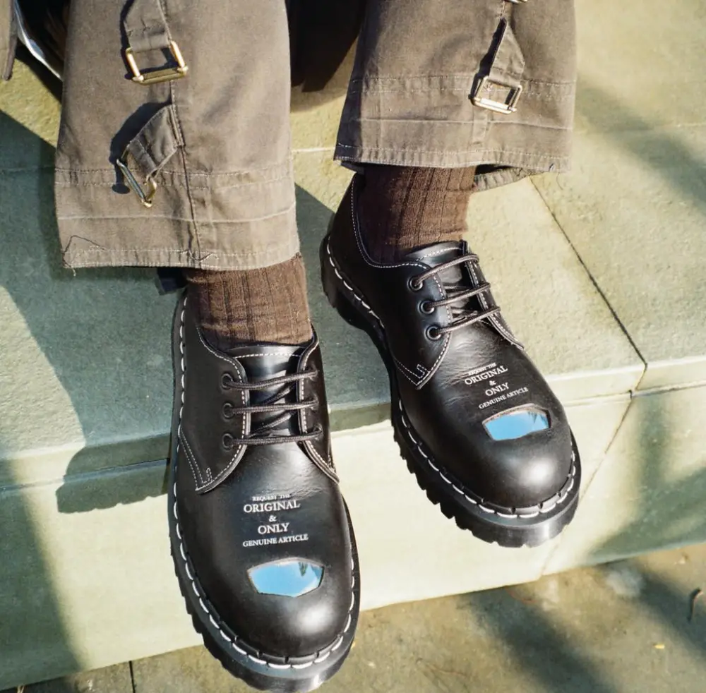 Giày Dr.Martens 1461 Bex Exposed Steel Toe Oxford ‘Black’ 31503001 - Ảnh 3