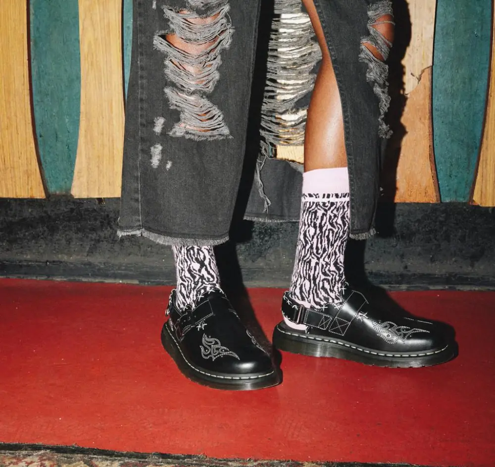 Alternative view of Giày Dr.Martens Jorge II Gothic Americana ‘Black’ 31565001