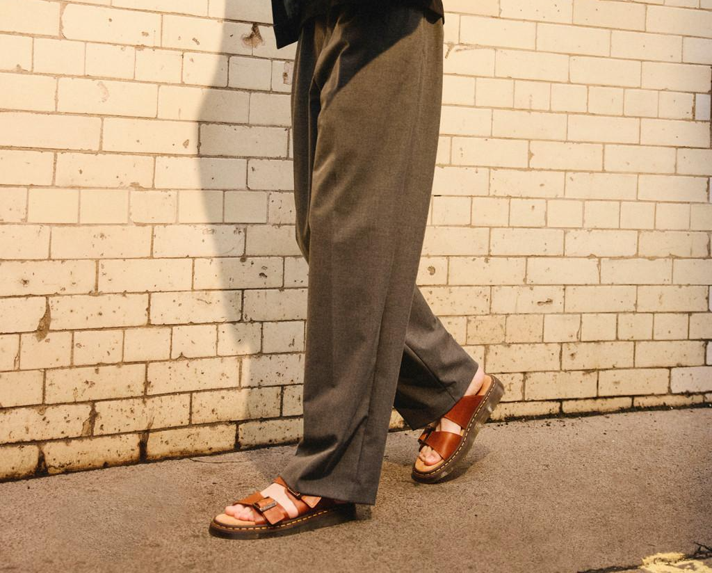 Giày Dr.Martens Josef Analine Leather Buckle ‘Brown’ 31573239 - Ảnh 3