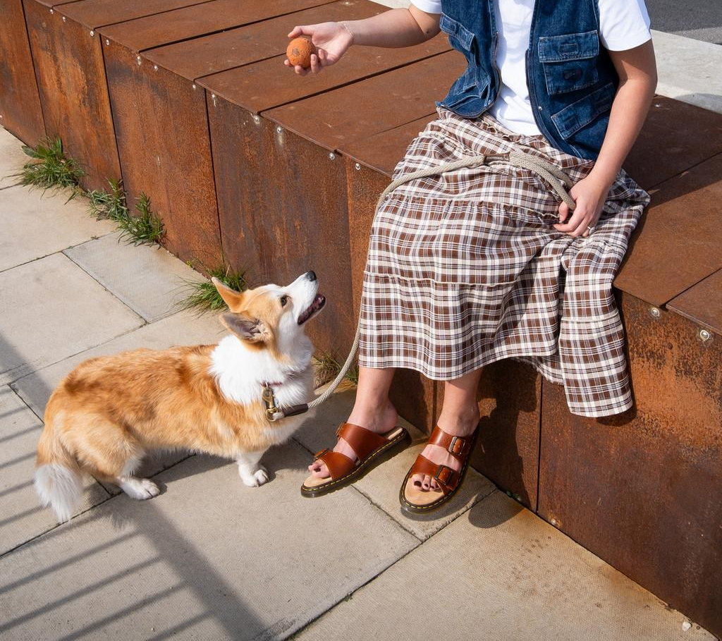 Giày Dr.Martens Josef Analine Leather Buckle ‘Brown’ 31573239 - Ảnh 4