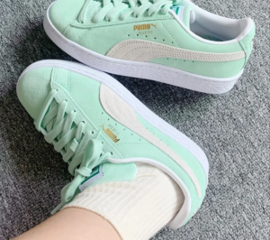 Alternative view of Giày Puma Suede Classic XXI 'Fresh Mint White' 395788-03