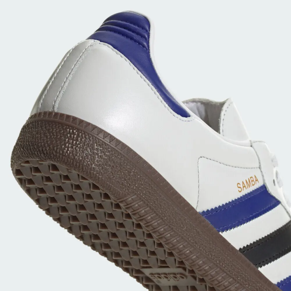 Giày Adidas Samba OG Crystal 'White Active Blue Black' ID1381 - Ảnh 6