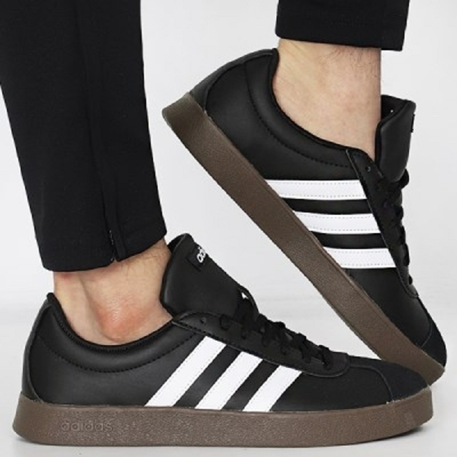 Giày Adidas VL Court Base 'Core Black' ID3712 - Ảnh 2