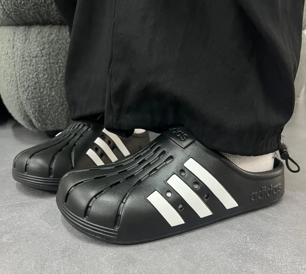 Dép Adidas Adilette Clog 'Black' GZ5886 - Ảnh 3
