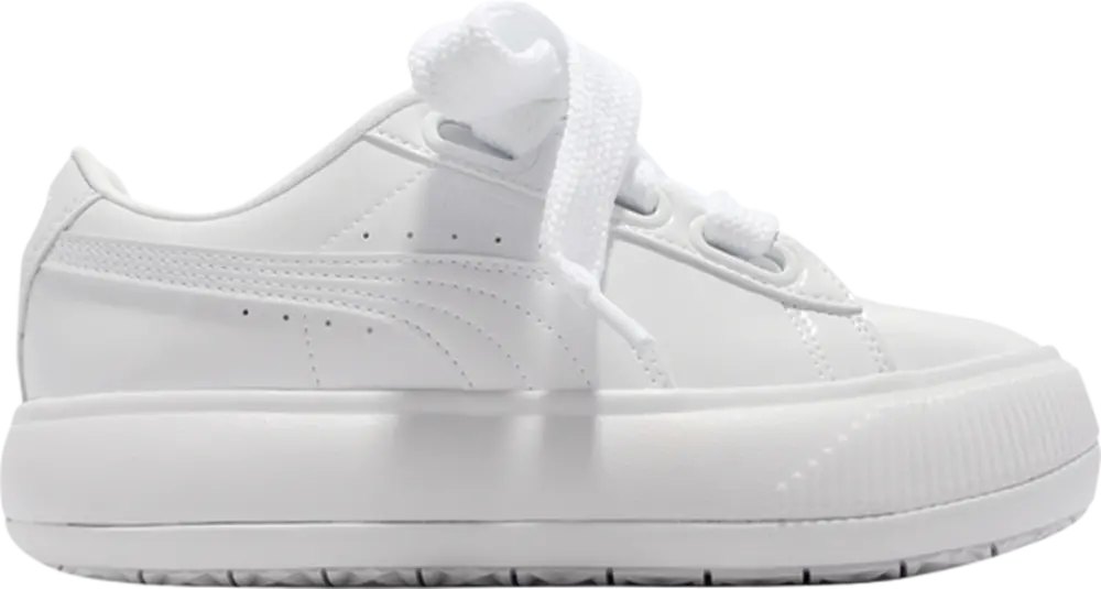Giày Puma Suede Mayu Heart Patent 'White' 385967-01