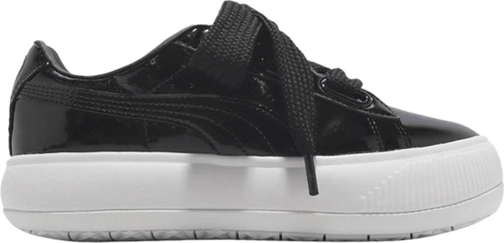 Giày Puma Suede Mayu Heart Patent 'Black White' 385967-02