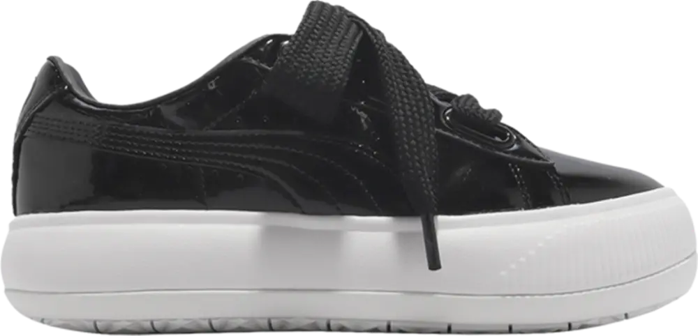 Giày Puma Suede Mayu Heart Patent 'Black White' 385967-02