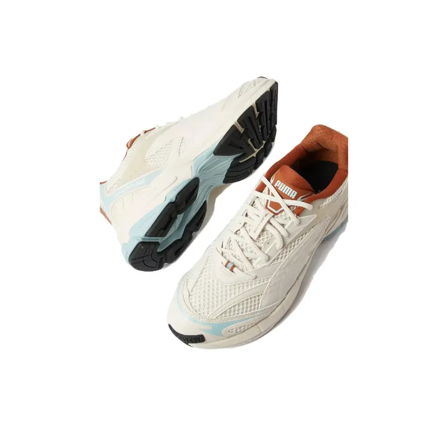 Giày Puma Velophasis ‘White Brown’ 396479-03 - Ảnh 4